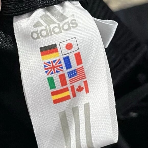 Adidas Vintage Snap Pants Men’s XL Black Track Athletic Tearaway 3 Stripe - Picture 6 of 8